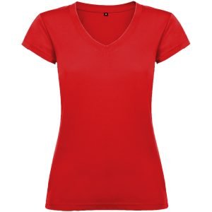 Camiseta de cuello de pico de manga corta para mujer "Victoria"