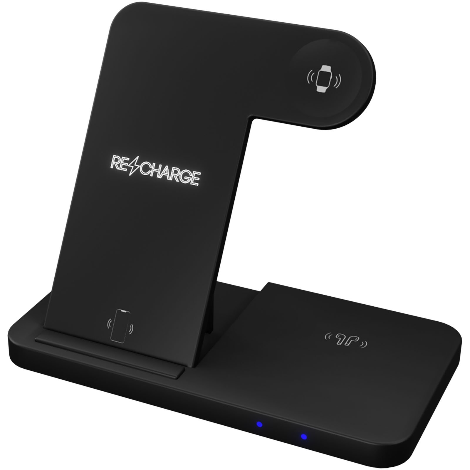 Base de carga inalámbrica 3 en 1 con soporte para teléfono "SCX.design W28"