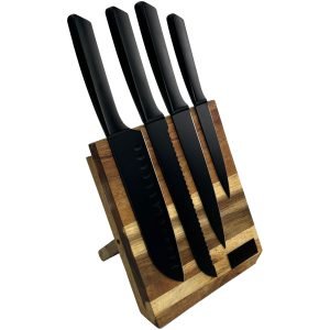 Juego de cuchillos de cocina y tabla de cortar "SCX.design K04"