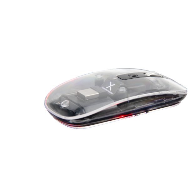 Ratón inalámbrico transparente multimodo Bluetooth® de 2