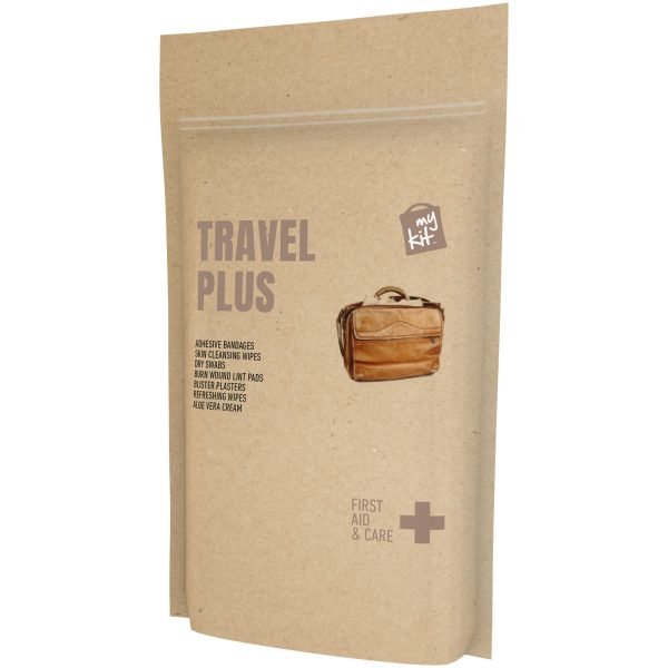MyKit Viaje Plus Kit de primeros auxilios en bolsa de papel para personalizar con logo - Imagen 2