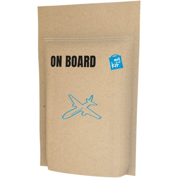 MiniKit Set viaje A bordo en bolsa de papel para personalizar con logo - Imagen 2