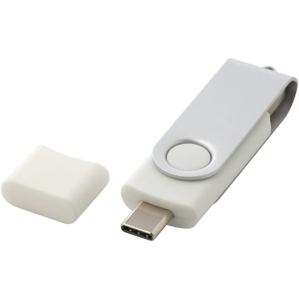 Memoria USB tipo C giratoria OTG para personalizar con logo - Imagen 2