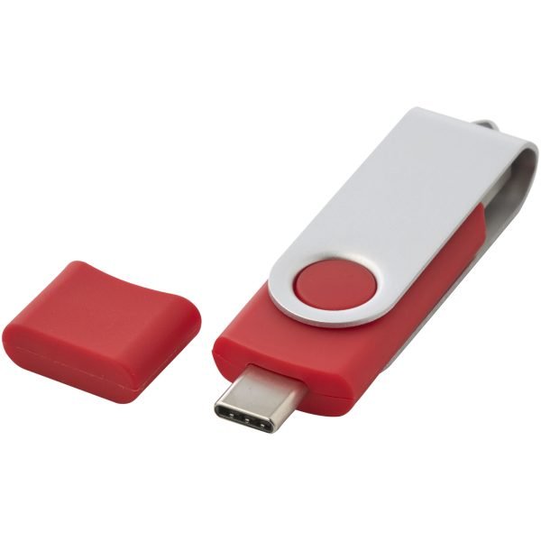 Memoria USB tipo C giratoria OTG para personalizar con logo - Imagen 18