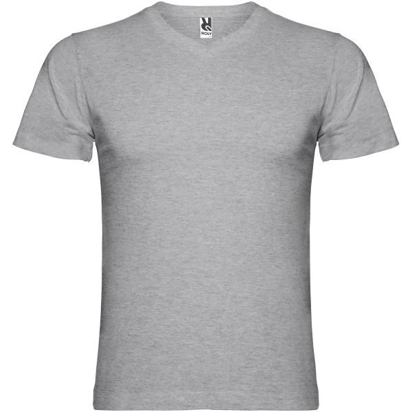 Camiseta de cuello de pico de manga corta para hombre  para personalizar con logo - Imagen 3