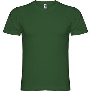 Camiseta de cuello de pico de manga corta para hombre de 155 g/m² Samoyedo
