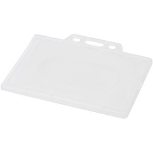 Tarjetero transparente horizontal