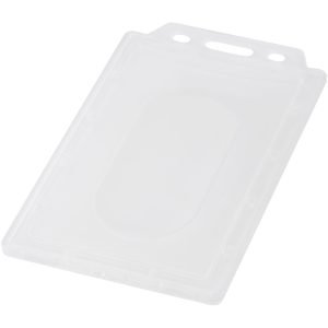 Tarjetero transparente vertical