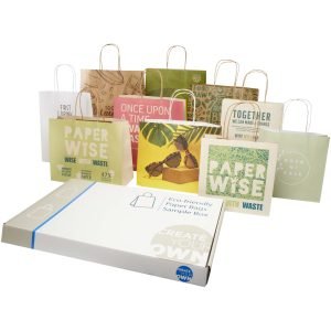 Kit de muestras de bolsas de residuos agrícolas y de papel kraft
