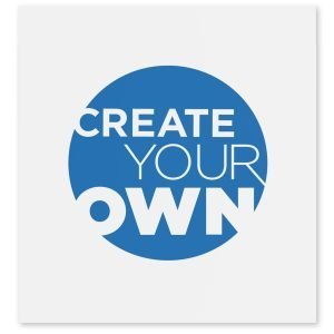 10 tiritas personalizables envasados en un sobre de papel kraft impreso a todo color