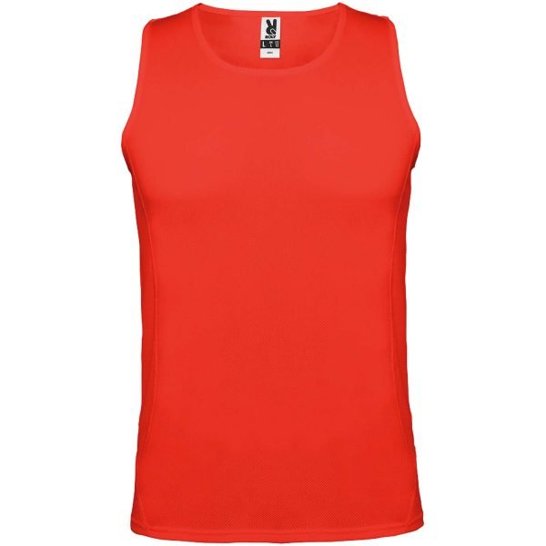 Camiseta deportiva sin mangas infantil  para personalizar con logo - Imagen 6