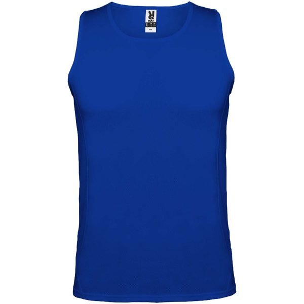 Camiseta deportiva sin mangas infantil  para personalizar con logo - Imagen 8