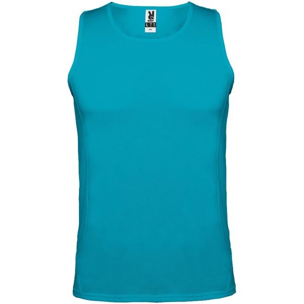 Camiseta deportiva sin mangas infantil  para personalizar con logo - Imagen 9