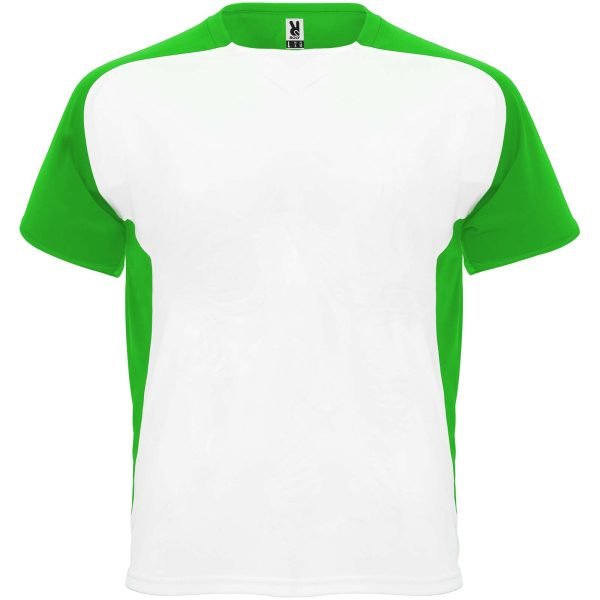 Camiseta deportiva de manga corta infantil  para personalizar con logo - Imagen 4