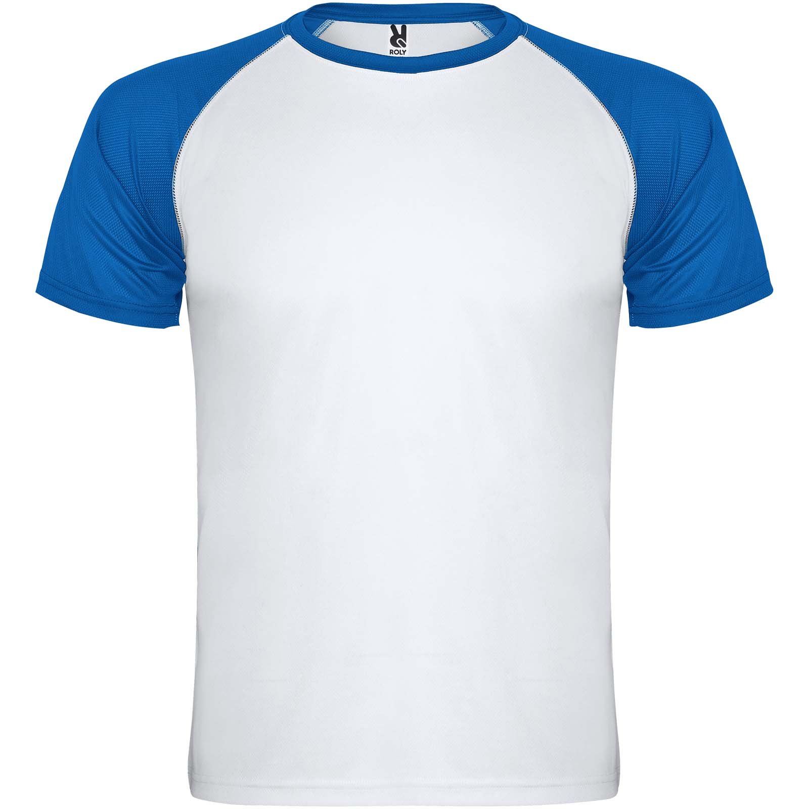 Camiseta deportiva de manga corta infantil para personalizar con logo - Imagen 2