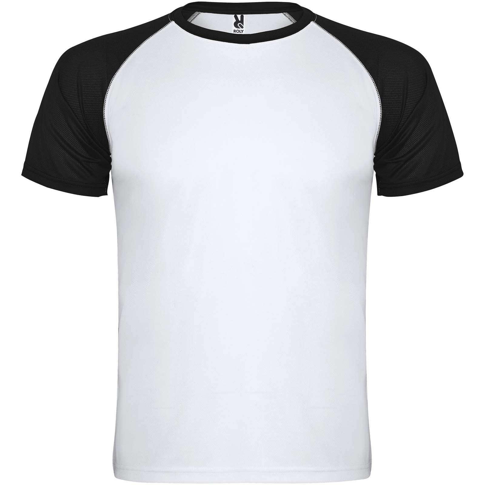 Camiseta deportiva de manga corta infantil para personalizar con logo - Imagen 3