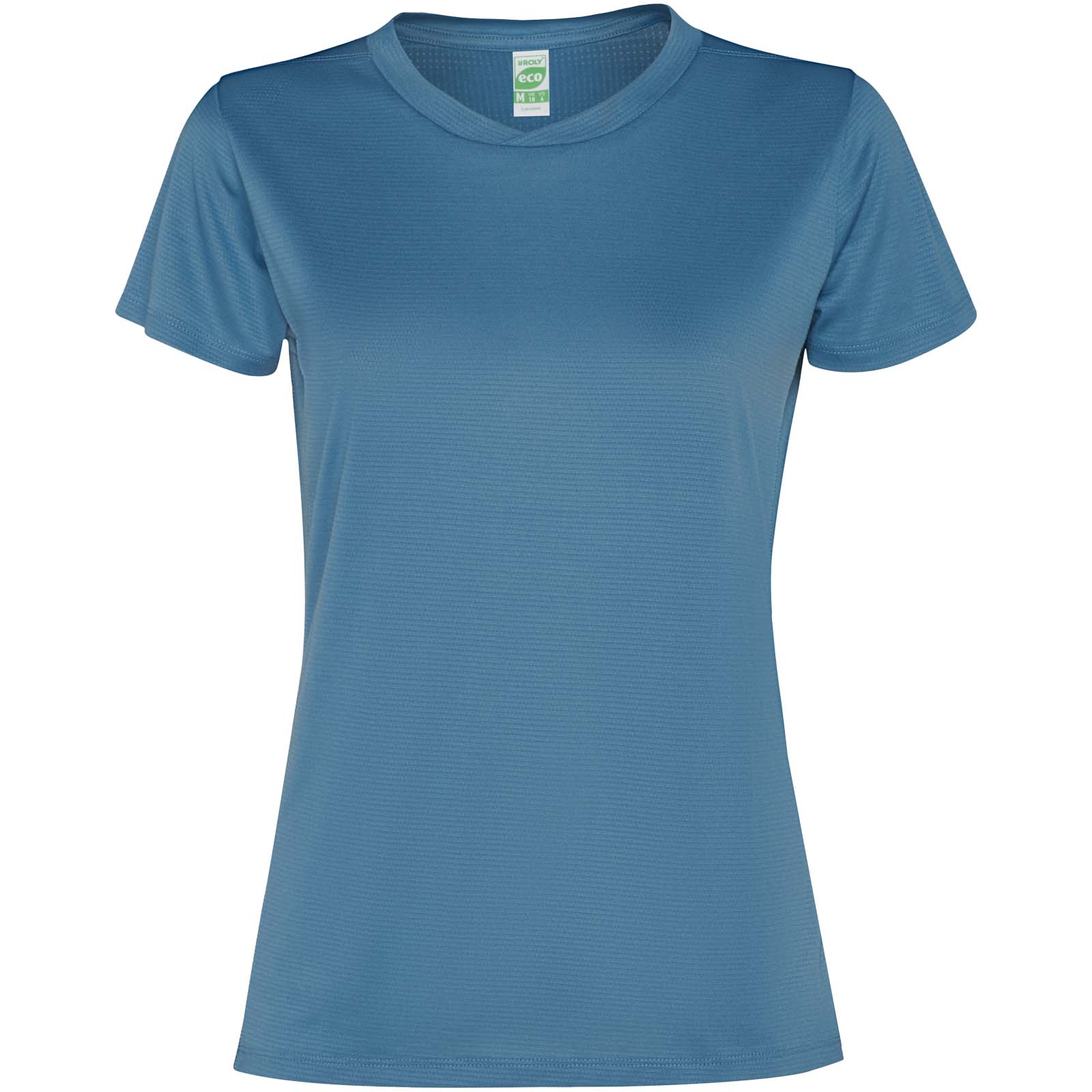 Camiseta deportiva de manga corta para mujer para personalizar con logo - Imagen 8