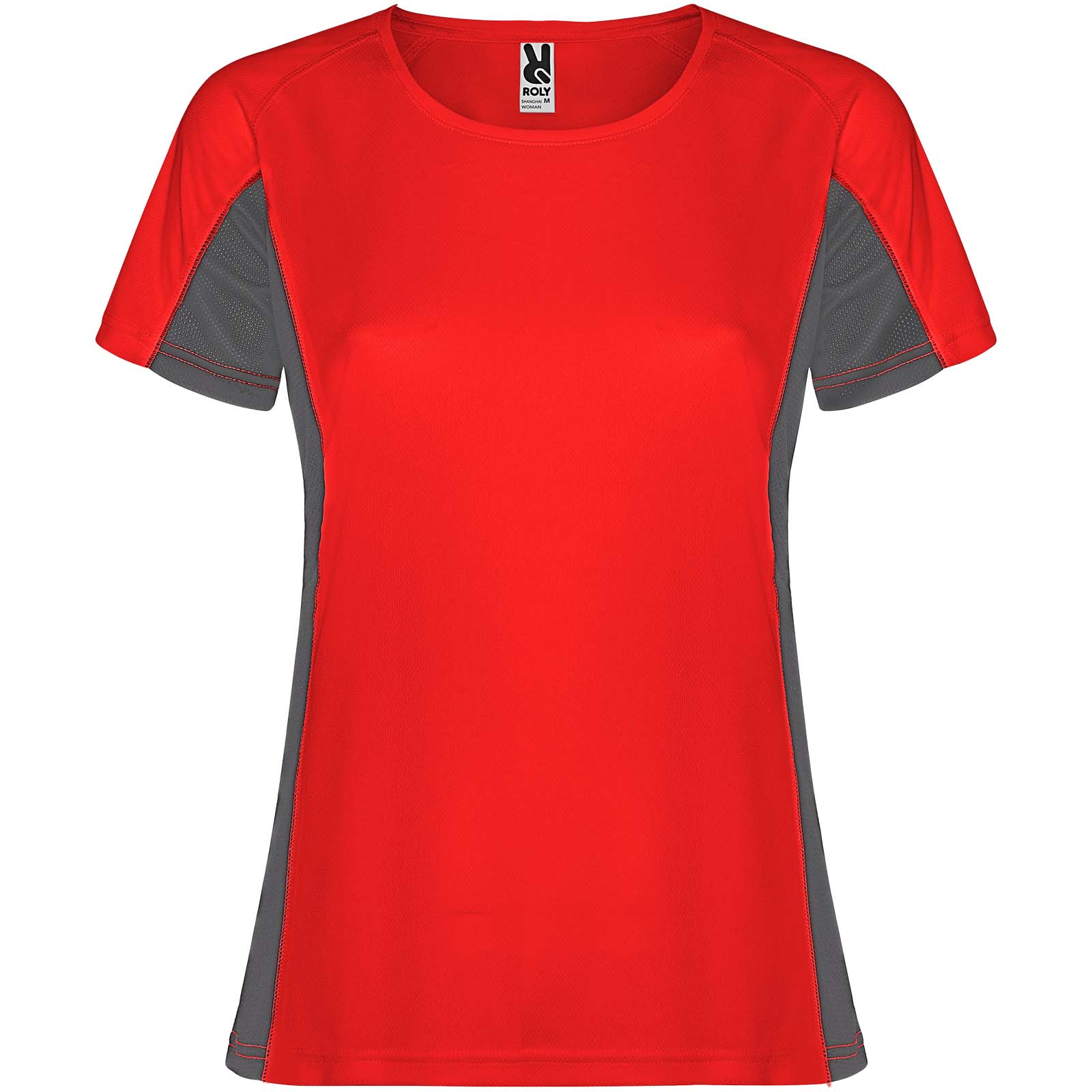 Camiseta deportiva de manga corta para mujer para personalizar con logo - Imagen 7