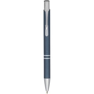 Bolígrafo con empuñadura de tacto suave "Moneta" (tinta negra)