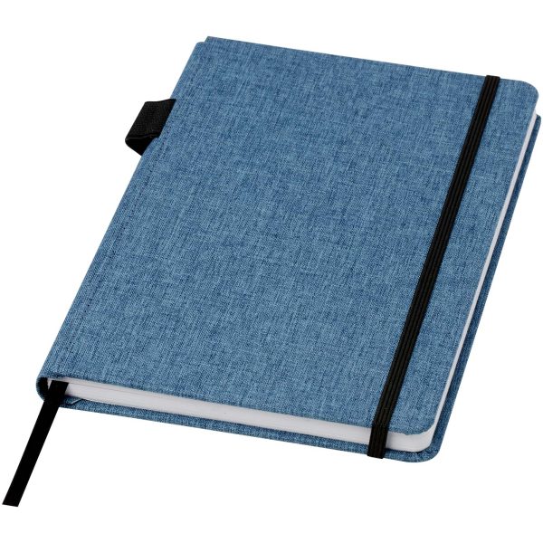 Libreta de tamaño A5 de PET reciclado  para personalizar con logo - Imagen 3