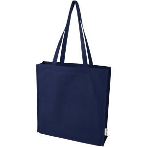 Bolsa Tote algodón reciclado 100% GRS con refuerzos de 270 g/m² "Florida" 14L