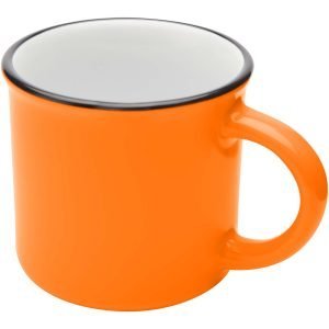 Taza de cerámica de 240 ml Bari con acabado brillante