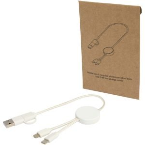 Cable 5 en 1 de plástico reciclado de 30 cm para sincronización de datos y carga rápida de 27 W "Citala"