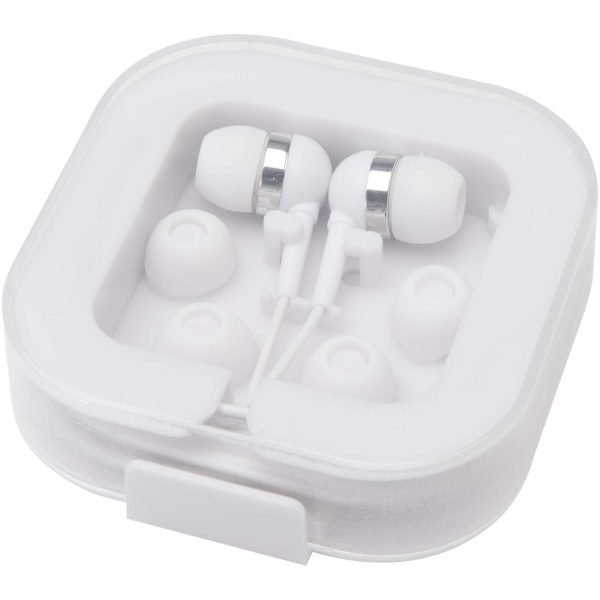 Auriculares tipo C con cable y caja de plástico reciclado "Dofida"
