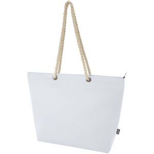 Bolsa de playa refrigeradora de material reciclado GRS con asas de cuerda Panama 23 L