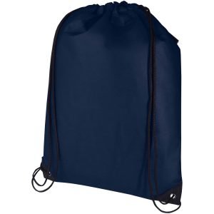 Bolsa de tela sin tejer de material reciclado GRS con cordón de 5 l Evergreen