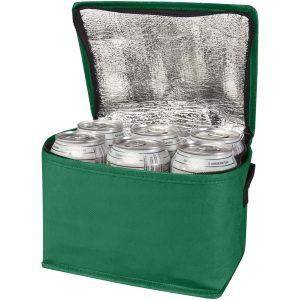 Bolsa isotérmica para 6 latas no tejida de material reciclado GRS de 4 L Spectrum