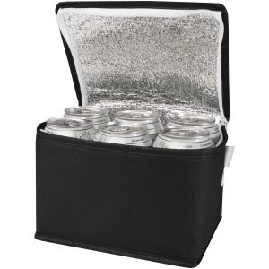 Bolsa isotérmica para 6 latas no tejida de material reciclado GRS de 4 L Spectrum