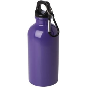Bidón de 400 ml de acero inoxidable con certificado RCS con mosquetón "Oregon"