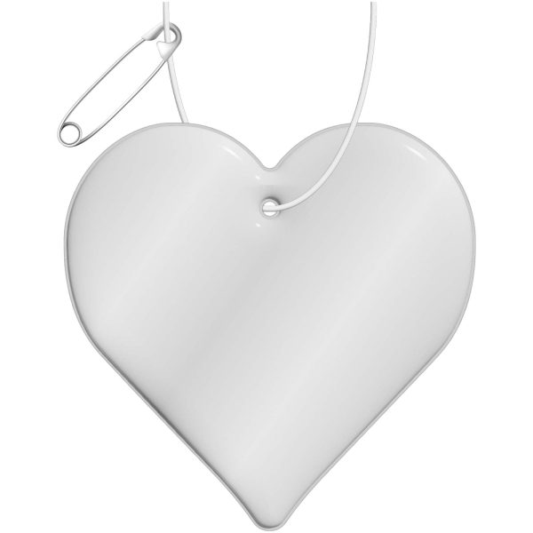 Colgante ligero de PVC reflectante en forma de corazón "RFX™ H-16"