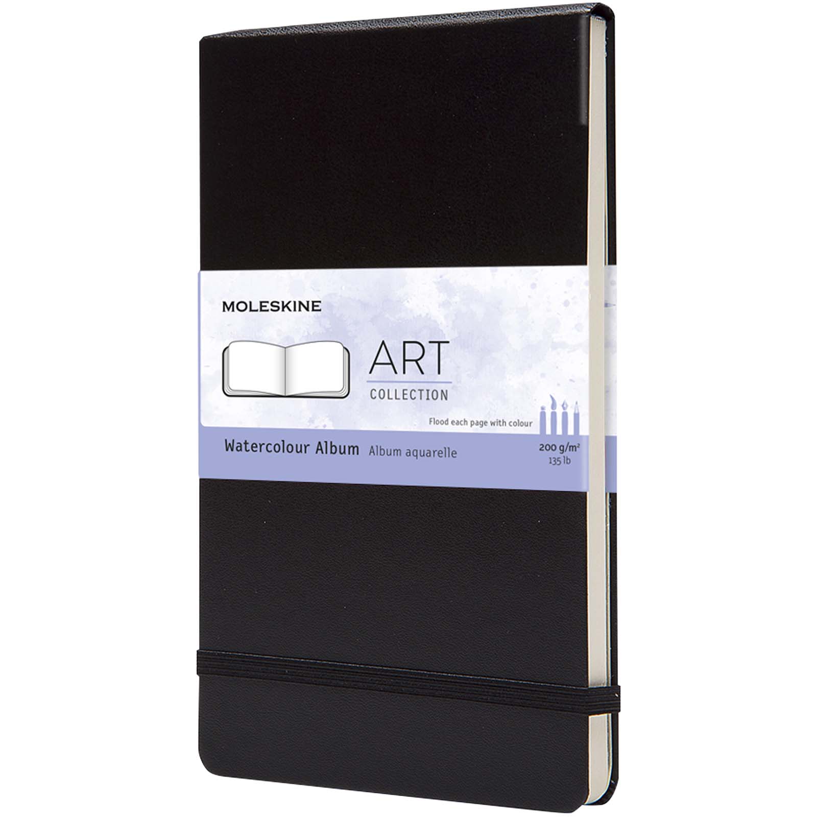 Álbum artístico grande para acuarelas "Moleskine"