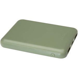 Batería externa tipo C de plástico reciclado de 5000 mAh Asama