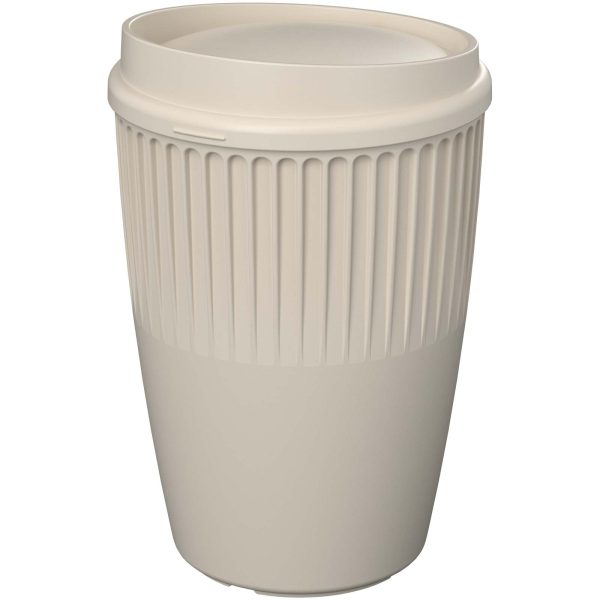 Vaso de 350 ml con tapa  para personalizar con logo - Imagen 2