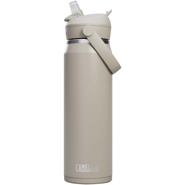 Botella de 750 ml de acero inoxidable con pajita abatible  para personalizar con logo - Imagen 2
