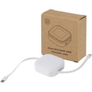 Cable retráctil reciclado 5 en 1 para sincronización de datos y carga rápida de 100 W con kit de herramientas para smartphone