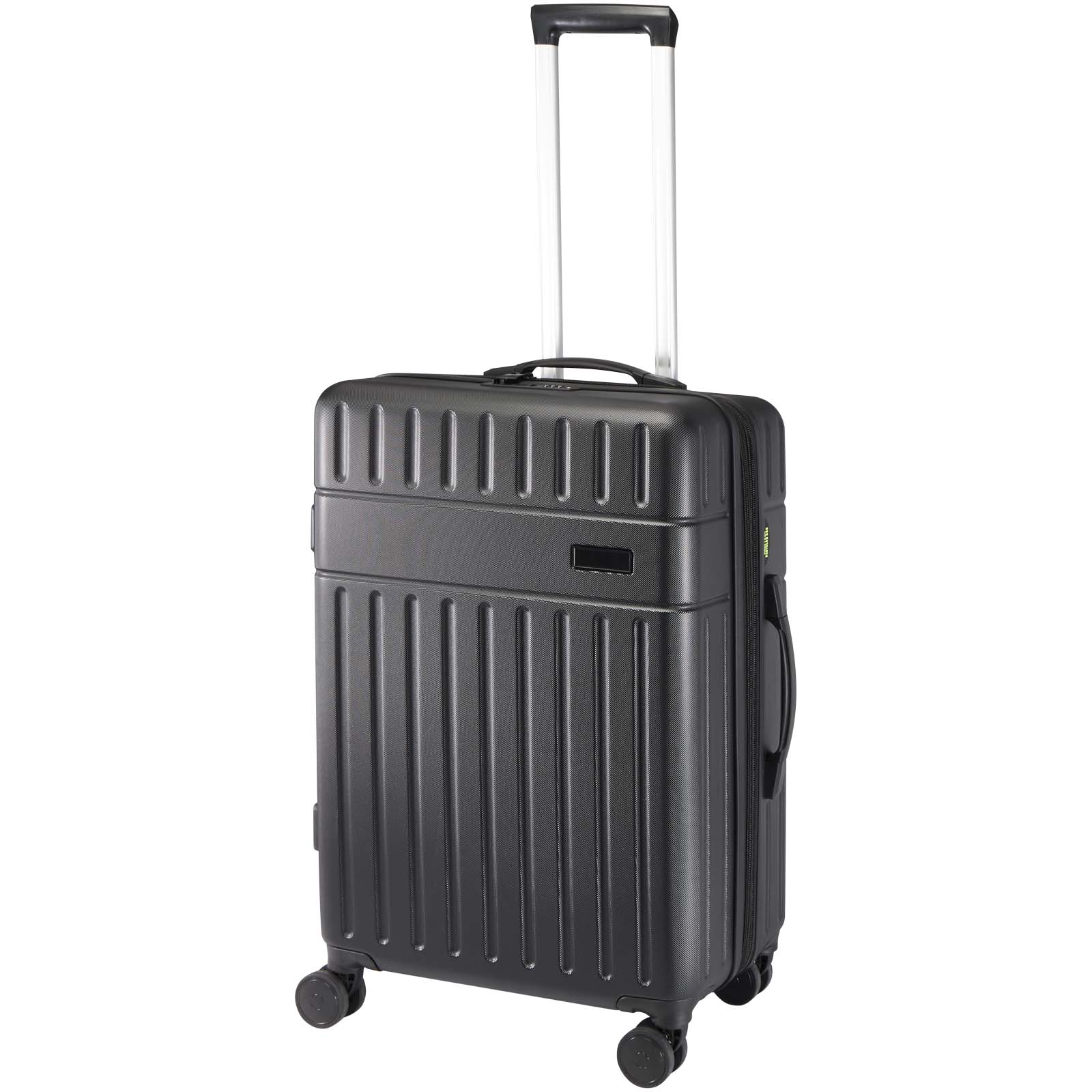 Maleta expandible de 24” y 70 l de material reciclado GRS “Rover” para personalizar con logo - Imagen 2