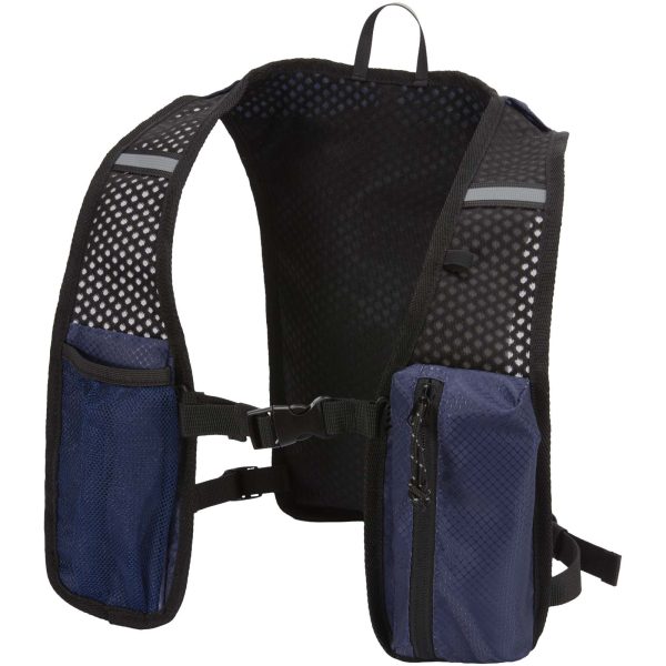 Chaleco de running de material reciclado con certificado GRS y mochila de hidratación de 5 L  para personalizar con logo - Imagen 2