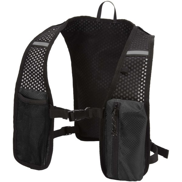 Chaleco de running de material reciclado con certificado GRS y mochila de hidratación de 5 L  para personalizar con logo - Imagen 3