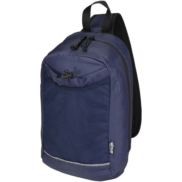 Bolsa cruzada de hidratación de 6 L de material reciclado con certificado GRS  para personalizar con logo - Imagen 2