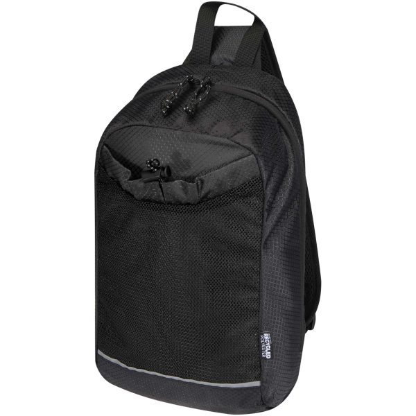 Bolsa cruzada de hidratación de 6 L de material reciclado con certificado GRS  para personalizar con logo - Imagen 3