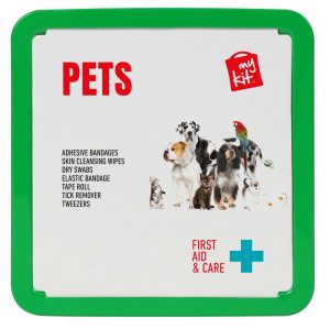 Botiquín de primeros auxilios para mascotas en caja metálica "MyKit"