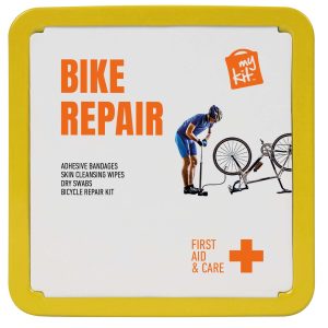 Kit de reparación de bicicletas en caja metálica "MyKit"
