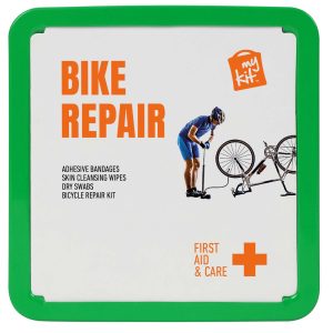 Kit de reparación de bicicletas en caja metálica "MyKit"