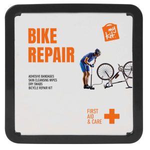 Kit de reparación de bicicletas en caja metálica "MyKit"