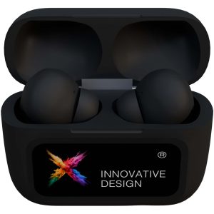 Auriculares con ANC y estuche de carga interactivo con pantalla táctil "SCX.design E26"