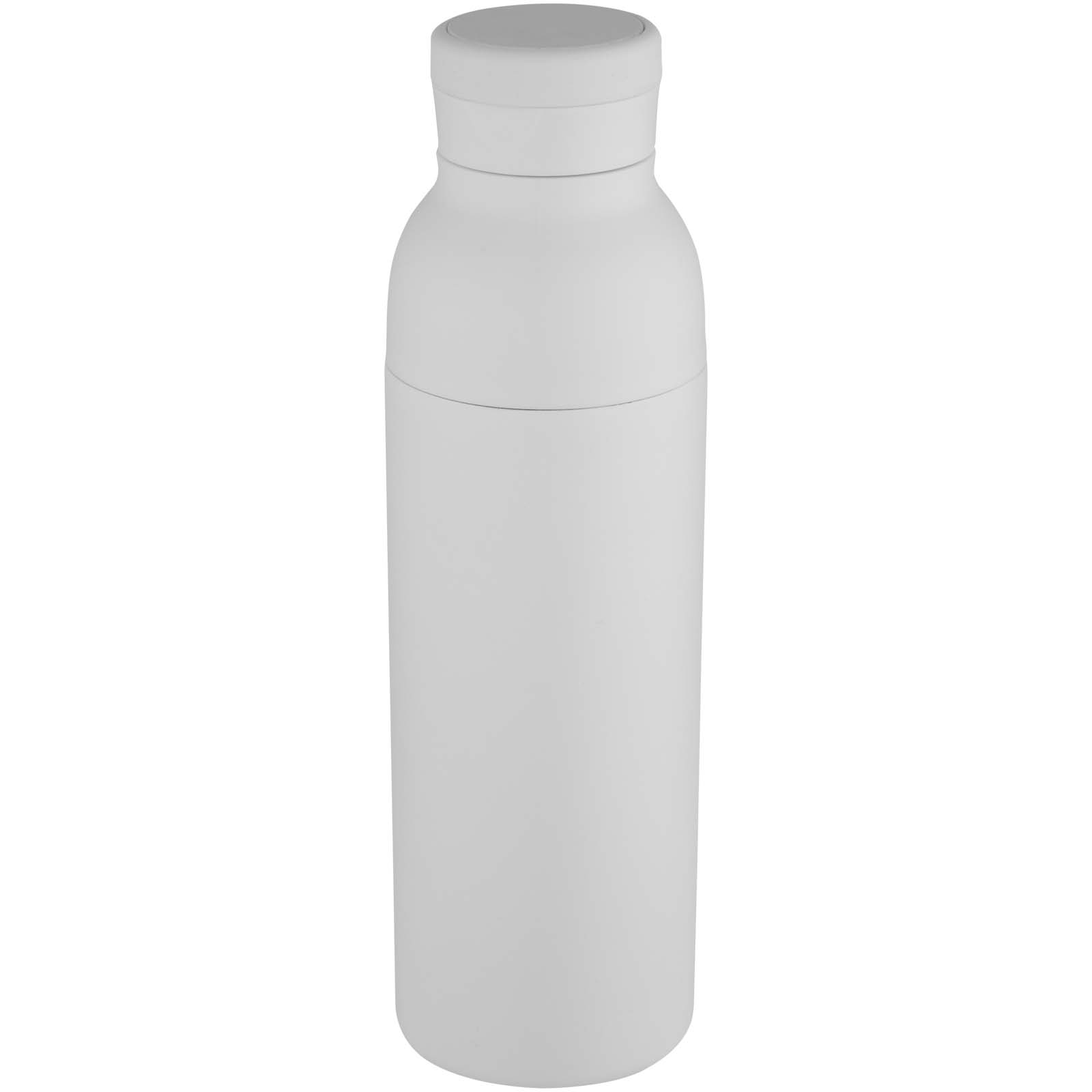 Botella de 650 ml con doble pared aislante de acero inoxidable reciclado RCS "Illuminate"